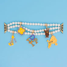 Load image into Gallery viewer, SGRHO Sorority White Pearl Watch Band for Women
