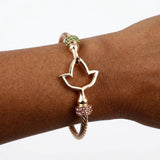 AKA Gold Cable Interlock Bangle