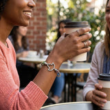 AKA Silver Cable Interlock Bangle