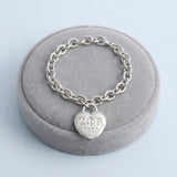 ZPB Silver 1920 Legacy Heart Lock Chain Bracelet