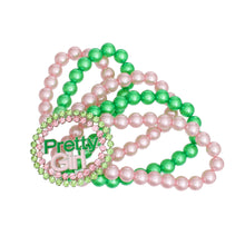 Cargar imagen en el visor de la galería, AKA Pink Green Pearl Pretty Girl Stone Bracelet
