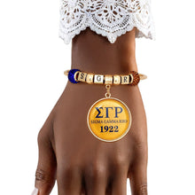 Load image into Gallery viewer, SGRHO Greek Merch Heritage Charm Bangle Bracelet
