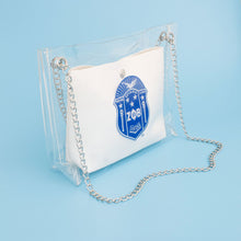 Cargar imagen en el visor de la galería, Shoulder Bag Blue Zeta Sorority Purse for Women
