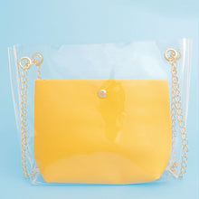 Cargar imagen en el visor de la galería, Shoulder Bag Yellow Sigma Sorority Purse for Women
