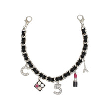Cargar imagen en el visor de la galería, Mini Bucket Black Quilted Parisian Charm Bag
