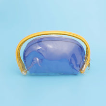 Load image into Gallery viewer, SGRHO Sorority Blue Yellow Cosmetic Pouch Set
