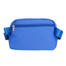 Cargar imagen en el visor de la galería, ZPB Sorority Blue Canvas Crossbody Waist Bag
