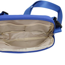 Cargar imagen en el visor de la galería, ZPB Sorority Blue Canvas Crossbody Waist Bag
