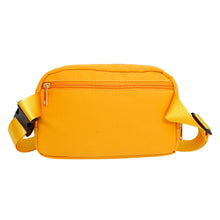 Load image into Gallery viewer, SGRHO Sorority Yellow Canvas Crossbody Waist Bag
