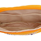 SGRHO Sorority Yellow Canvas Crossbody Waist Bag