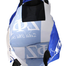 Cargar imagen en el visor de la galería, ZPB 1920 Blue White Large Shopper Tote for Women
