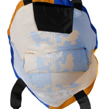Cargar imagen en el visor de la galería, SGRHO Shield Gold Blue Large Shopper Tote Women
