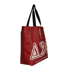 Load image into Gallery viewer, DST Sorority Crimson Large Shopper Tote for Women
