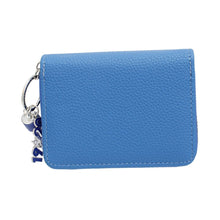 Cargar imagen en el visor de la galería, ZPB Sorority Blue Tassel Keychain Zipper Wallet
