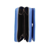 ZPB Sorority Blue Tassel Keychain Zipper Wallet