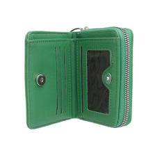 Cargar imagen en el visor de la galería, AKA Sorority Green Tassel Keychain Zipper Wallet
