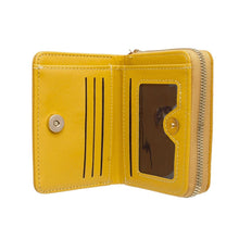 Load image into Gallery viewer, SGRHO Soror Yellow Tassel Keychain Zipper Wallet
