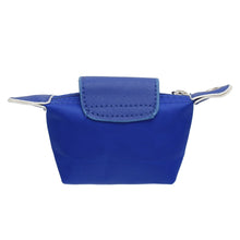 Load image into Gallery viewer, ZPB Sorority Blue Nylon Wristlet Strap Mini Pouch
