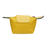 SGRHO Soror Yellow Nylon Wristlet Strap Mini Pouch