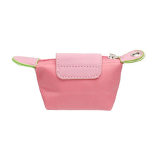 Load image into Gallery viewer, AKA Sorority Pink Nylon Wristlet Strap Mini Pouch
