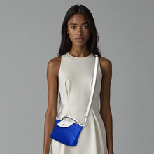 Load image into Gallery viewer, ZPB Sorority Blue Nylon Mini Pouch Handle Strap
