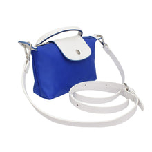 Load image into Gallery viewer, ZPB Sorority Blue Nylon Mini Pouch Handle Strap
