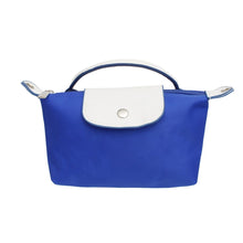 Load image into Gallery viewer, ZPB Sorority Blue Nylon Mini Pouch Handle Strap
