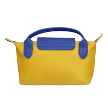 Load image into Gallery viewer, SGRHO Soror Yellow Nylon Mini Pouch Handle Strap
