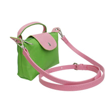 Load image into Gallery viewer, AKA Sorority Green Nylon Mini Pouch Handle Strap
