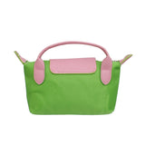 AKA Sorority Green Nylon Mini Pouch Handle Strap