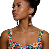 Melanin Letter Drop Earrings