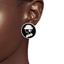 Load image into Gallery viewer, Chic Trio: Designer-Inspired Silver Earring Set
