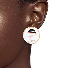 Load image into Gallery viewer, Designer-Inspired Gold Lady bag No.5 Charm Stud Earring Set
