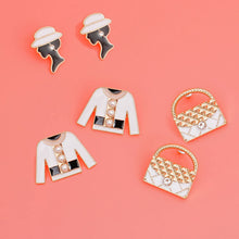 Load image into Gallery viewer, 3Pcs Designer-Inspired Lady Silhouette and Charm Stud Sets
