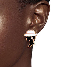 Load image into Gallery viewer, 3Pcs Designer-Inspired Lady Silhouette and Charm Stud Sets
