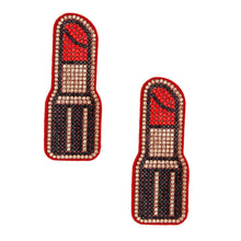 Load image into Gallery viewer, Red Lipstick Earrings
