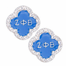 Load image into Gallery viewer, Blue Zeta Sorority Studs ZPB
