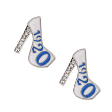 Cargar imagen en el visor de la galería, Blue White Platform Studs

