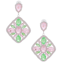 Load image into Gallery viewer, AKA Light Pink Green Crystal Diamond
