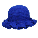 ZPB Sorority Blue Crochet Ruffle 1920 Bucket Hat