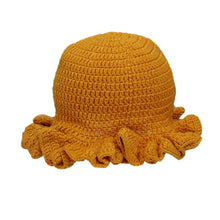 Cargar imagen en el visor de la galería, SGRHO Sorority Yellow Crochet Ruffle 1922 Bucket Hat
