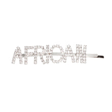 Load image into Gallery viewer, Silver AFRICAN Sparkle Hair Pin
