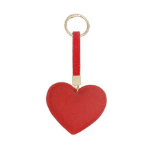 Cargar imagen en el visor de la galería, Handbag Clip Gleaming Red Heart Padded Charm
