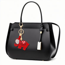Load image into Gallery viewer, Red Delta Sorority Elephant Keychain Clip|6 x 3.5 inches
