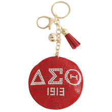 Load image into Gallery viewer, Red Padded DST Keychain|7 x 3.10 inches
