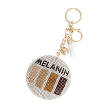 Cargar imagen en el visor de la galería, White Melanin Round Keychain
