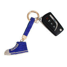 Cargar imagen en el visor de la galería, Keychain Royal Blue Bling Chucks Charm for Women
