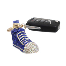 Cargar imagen en el visor de la galería, Keychain Royal Blue Bling Chucks Charm for Women
