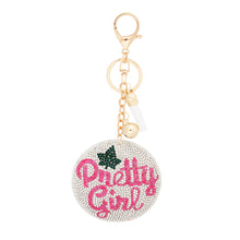 Cargar imagen en el visor de la galería, AKA Sorority Clear Pretty Girl Padded Keychain

