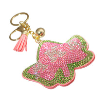 Cargar imagen en el visor de la galería, AKA Sorority Pink Ivy Padded Keychain
